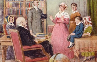 Ilustración para La Historia de Little Dombey de Leonard Skeats